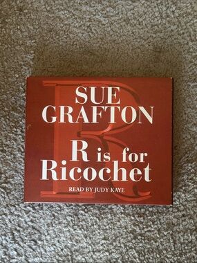 Sue Grafton "R Is for Ricochet" AudioBook!
